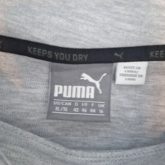 Puma cropped workout top Gray - Picture 2 of 7